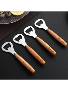 50 piezas a granel de abrebotellas de madera personalizados, regalos de boda para invitados, regalos personalizados para el novio, regalos para fiestas, regalos para el Día del Padre, artículos promocionales para empresas