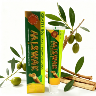 Miswak Toothpaste - Fluoride Free Toothpaste, Natural Toothpaste For Oral & Gum Health, Toothpaste For Dental Care. Natural Toothpaste With Miswak Essence, Daily Toothpaste For Oral Care