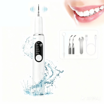 Smart elektrisk tandborste med 5 justerbara lägen, flera utbytbara huvuden, LED-ljus, USB-laddningsbar, bärbart multifunktionellt tandrengöringsset - lämplig för fars dag, mors dag, födelsedagspresenter, tandrengöringsapparater, munhygienverktyg, snygg design, utbytbara huvuden