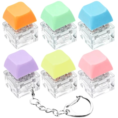 Realistic Mechanical Keyboard Clicker Fidget Toy - Clicky Switch Sound Sensory Stress Relief Gadget For Adults, Anxiety Relief Office Desk Toys For Focus, Fun Novelty Gifts For Gamers & Coworkers