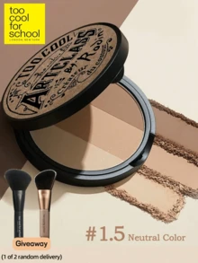 Too Cool for School K-Beauty Matte Powder Contour Palette,With 1 Brush Giveaway, Light, Smooth, Velety Texture ,With Mirror, Slimming Facial Nose, Natural Gradation, Bronzer Contour Palette, K-Beauty - #1.5 Neutral Color(NEW) - 查看 1