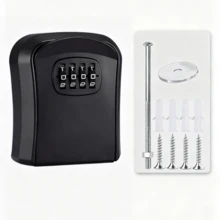 Renovation Code Key Box, Temporary Worker Construction Site Homestay, No-Drill, Place Keys On The Front Door, Home Lock Box - Multicolor - View 12