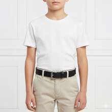 Children's Belt Strap In The Box Youth Male Social Offer - 黑色 - 查看 5