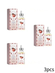 EELHOE 30ml Women's Intimate Oil With Vitamin E & Strawberry Extract - Odor & Itch Relief, PH Balancing For Freshness & Comfort - Gentle Care For Active Lifestyles & Menstrual Use - Apricot - View 12