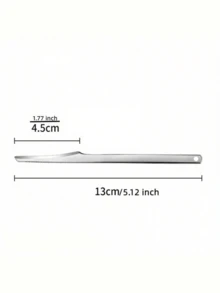 Stainless Steel Pedicure Scraper, Remove Callus Hard Skin Professional Tool, Home Foot Care, Travel Essential, Beauty Tool Set - Silver - View 5