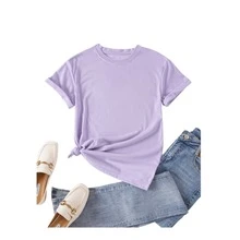 Basic Casual Shirt, Urban Style, Summer Fashion, New Arrival - 紫丁香 - 查看 3