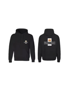 2025 Autumn And Winter Custom Printed Hoodie Front And Back Print - Roadman - Gift - Mandem Novelty Hoody - màu đen - Xem 1