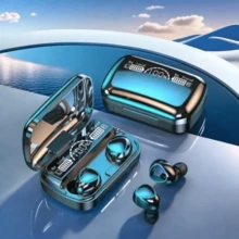 Original M10 Earphones, Wireless Bluetooth Earbuds, Stereo Noise Cancelling Earphones With Microphone And Speaker - Black - View 4