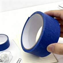 Niebieska taśma malarska, 0,59 cala, 0,79 cala, 1,18 cala, 1,57 cala, 1,97 cala, wielorozmiarowa taśma malarska, samoprzylepna taśma papierowa do użytku domowego