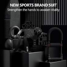 8件套握力训练器 - 前臂强化器、手指锻炼器、手指拉伸器、前臂锻炼环和手部理疗球 - 握力强化和拉伸训练器，适合任何手型和手指尺寸 - 彩色 - 查看 8