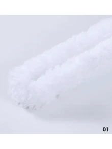 1根18毫米超长毛绒工艺棒，珊瑚色毛绒DIY花束，适合制作手工狗狗礼物，多色蓬松枝条，圣诞节和生日礼物，动物工艺品制作，浓密毛绒工艺纱线，多色手工礼物 - 長度1M - 查看 18