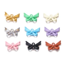 2/5/10 peças Conector de Pingente de Laço, Achados de Colar e Brincos