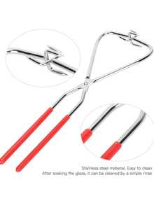 Pottery Glazing Clamp - Metal Craft Tool For Ceramic Art, No Power Needed