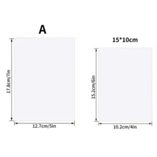 Tấm Acrylic trong suốt, dùng để thay thế kính khung, trưng bày đồ vật, vẽ tranh, đồ thủ công tự làm, trang trí thiệp mời tiệc cưới và sinh nhật, ngày lễ tình nhân, đám cưới ngày lễ tình nhân, sinh nhật - Trong sáng - Xem 6