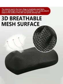 1件摩托车座套，3D网状保护垫，防滑垫，网格防滑垫，网状座套 - 彩色 - 查看 8