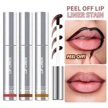 3Pcs Peel-Off Lip Liners, Long-Lasting & Hydrating Lip Definition With Precision,Stay On All Day & Easy To Apply,Matte Tattoo Lip Liner Stain Peel Off Lip Makeup Set - Nhiều màu - Xem 1
