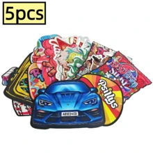 5/50个装混合糖果袋、香烟袋、激光切割糖果包装自封袋、可重复密封袋、拉链袋、3D袋、聚酯薄膜袋、香草袋、糖果拉链袋、聚酯薄膜袋、防臭袋、防水袋、糖果瓶形糖果包装自封袋、储物袋、密封袋、拉链袋、节日礼品包装 - 彩色 - 查看 9