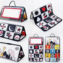 Libro di stoffa per bambini, migliora le capacità cognitive del bambino, libro di stoffa colorato - affascinante addestramento visivo e uditivo con code di animali a fumetti, in morbido poliestere, giocattolo educativo per bambini, libro di stoffa resistente all'acqua e anti-strappo per la prima infanzia, stimola il risveglio cognitivo tattile e visivo del bambino, adatto come regalo per Natale, compleanno e altre festività! - Multicolore - Visualizzare 3