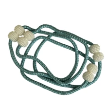 4 piezas Hebilla de perla Clip de cortina Tieback Estilo moderno Correas de respaldo Bola de perla Sujetadores de cortina Decoración del hogar Tieback de cortina - Unitalla - Ver 9