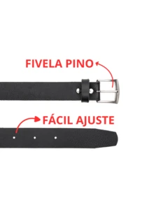 Children's Belt Strap In The Box Youth Male Social Offer - 黑色 - 查看 4