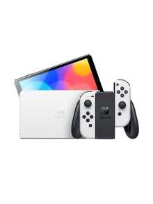 99% New Used Nintendo Switch (NS) Handheld Game Console, OLED, Japanese Version, Suitable For Family Interaction, Gatherings, And Casual Entertainment, With Enhanced Battery Life, White.