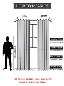 1 tấm rèm ren hoa tối giản, trang trí nhà cửa - Đỏ - Xem 2