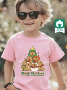 Young Boys T-Shirts - Pink - View 1