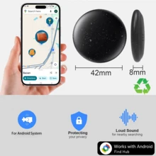 RSH 适用于安卓系统的智能标签查找器，可精准定位并实时更新位置信息。适用于钥匙、包袋和行李箱。保护您的物品安全，并与家人朋友分享位置信息。内置CR2025电池，续航持久，并支持电池更换。