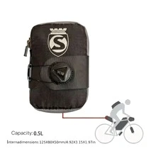 Grinta 卷顶式座垫包 Mattone 座垫下包 自行车拉链防水拉链 BOA 固定系统 Grinta 卷顶式座垫自行车座垫包