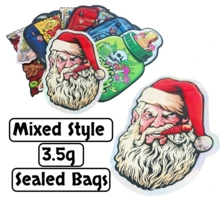 5/50个装混合糖果袋、香烟袋、激光切割糖果包装自封袋、可重复密封袋、拉链袋、3D袋、聚酯薄膜袋、香草袋、糖果拉链袋、聚酯薄膜袋、防臭袋、防水袋、糖果瓶形糖果包装自封袋、储物袋、密封袋、拉链袋、节日礼品包装 - 彩色 - 查看 3