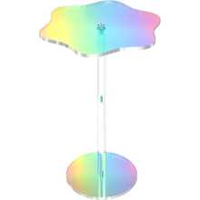 Bàn phụ Acrylic nhiều màu, Bàn Acrylic nhỏ, Bàn uống nước hình hoa hiện đại, Phù hợp với không gian nhỏ, Chắc chắn và dễ lắp ráp, Thích hợp cho phòng khách, ban công, sân vườn, văn phòng, sân - Nhiều màu - Xem 7