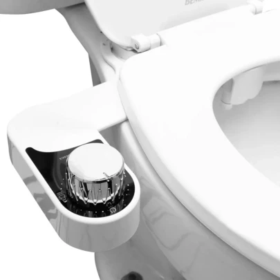 CASALIVA Bidet Para Baño Shapir Basics Accesorio Para Inodoro Fácil Instalación 3 Modos Rociador Auto Limpieza Presión Ajustable Función Para Limpieza General Y Femenina No Requiere Electricidad Color Blanco