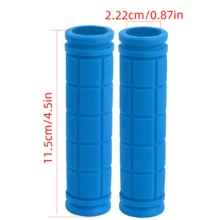 Universal Bicycle Handlebar Grips, Soft Rubber Anti-Slip Colorful Handle Covers For Fixed Gear/Mountain Bikes - Multicolor - View 8