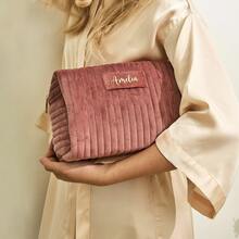 Geantă de machiaj personalizată, cadou personalizat pentru domnișoare de onoare, geantă cosmetică din catifea, geantă de toaletă de călătorie, cadou de nuntă, cadou pentru ea, cadou de absolvire personalizat, cadou de nuntă, cadou pentru ea, cadou pentru domnișoară de onoare, cadou personalizat, geantă cadou din catifea, cadou unic de nuntă, cadou pentru petrecerea burlăcițelor, cadou pentru femei, geantă de machiaj mireasă, geantă personalizată, geantă de toaletă mireasă, set de toaletă de călătorie, cadou de Ziua Mamei