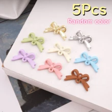 2/5/10 peças Conector de Pingente de Laço, Achados de Colar e Brincos