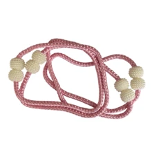 4 piezas Hebilla de perla Clip de cortina Tieback Estilo moderno Correas de respaldo Bola de perla Sujetadores de cortina Decoración del hogar Tieback de cortina - Unitalla - Ver 8