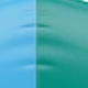 Azul y verde