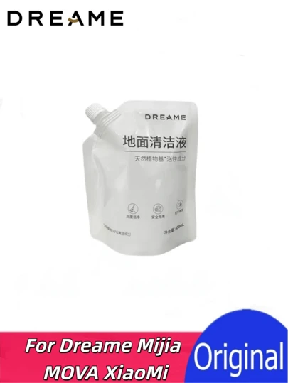  450ML Dreame Cleaning Solution Compatible With Dreame Aqua10 Track / Aqua 10 Pro Track / Aqua 10 Ultra Track Complete / RLR61CE / RLR81/Aqua10 Roller/Aqua 10 Ultra Roller Complete/RLH31CE/RLH71DE /X50 Pro/S60 Pro/S60 X50 Ultra//Mova V50 Ultra/L50 Pro Ultra X40 Plus S40 Enhanced L40s(Pro) Ultra X40 Robot Vacuum Models