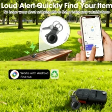 RSH 适用于安卓系统的智能标签查找器，可精准定位并实时更新位置信息。适用于钥匙、包袋和行李箱。保护您的物品安全，并与家人朋友分享位置信息。内置CR2025电池，续航持久，并支持电池更换。