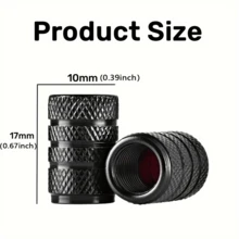 A Set Of Four Aluminum Alloy Car Tire Air Intake Covers. Suitable For Mitsubishi, And Models.