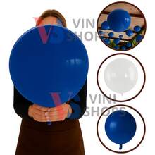 Bubble 18 Inch Kit (10 + 10 Balloons) 18 Inch Latex Party Decoration - Royal Blue - View 1