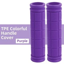 Universal Bicycle Handlebar Grips, Soft Rubber Anti-Slip Colorful Handle Covers For Fixed Gear/Mountain Bikes - Multicolor - View 16