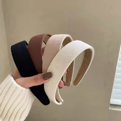 4pcs  Casual  Cute    Linen    Hair Accerssories  Winter  Headbands  Calendario De Adviento Headbands For Women