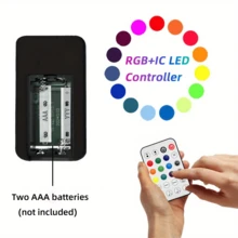 NBBUFF 1 Bộ dây đèn LED, Cấp nguồn qua USB, Điều khiển bằng ứng dụng, Đồng bộ hóa âm nhạc, Đổi màu, Có thể điều chỉnh độ sáng, Nhiều chế độ, Tự dính, Có nhiều kích cỡ khác nhau, Thích hợp làm đèn nền TV/Máy tính, Ngày lễ, Trang trí nhà trong nhà, Không gian phòng ngủ - Nhiều màu - Xem 10
