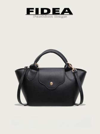 Fashionable Women's Elegant Dumpling-Shaped Handbag, Vintage PU Leather With Metal Decor, Mature And High-Quality, Versatile For Outings, Shopping, Dates, Etc.