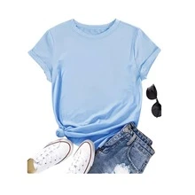 Basic Casual Shirt, Urban Style, Summer Fashion, New Arrival - 淺藍色 - 查看 3
