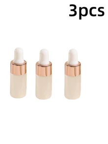 3ML Rose Gold Glass Dropper Bottles Mini Sample Dropper Bottles With Glass Eye Dropper For Essential Oils Sample Traveling