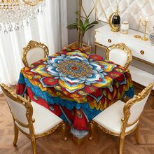 Bộ 20 khăn trải bàn với họa tiết Mandala rực rỡ, kết hợp thiết kế lễ hội Hồi giáo, lý tưởng cho gia đình, nhà bếp, tiệc ngoài trời, nhà hàng. - Nhiều màu - Xem 13