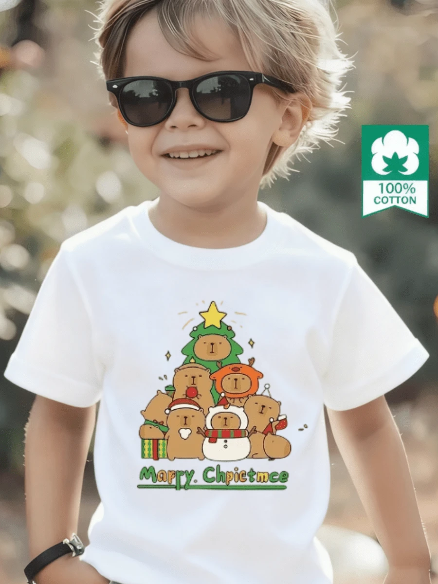 Young Boys T-Shirts - White - View 1