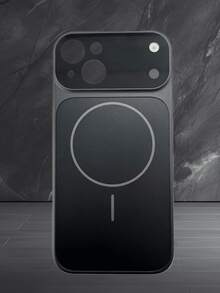 17 风格升级款：原装大窗口磁吸保护壳，兼容 17/16/15/14/13 Air/17 Pro Max – 支持无线充电，磨砂质感